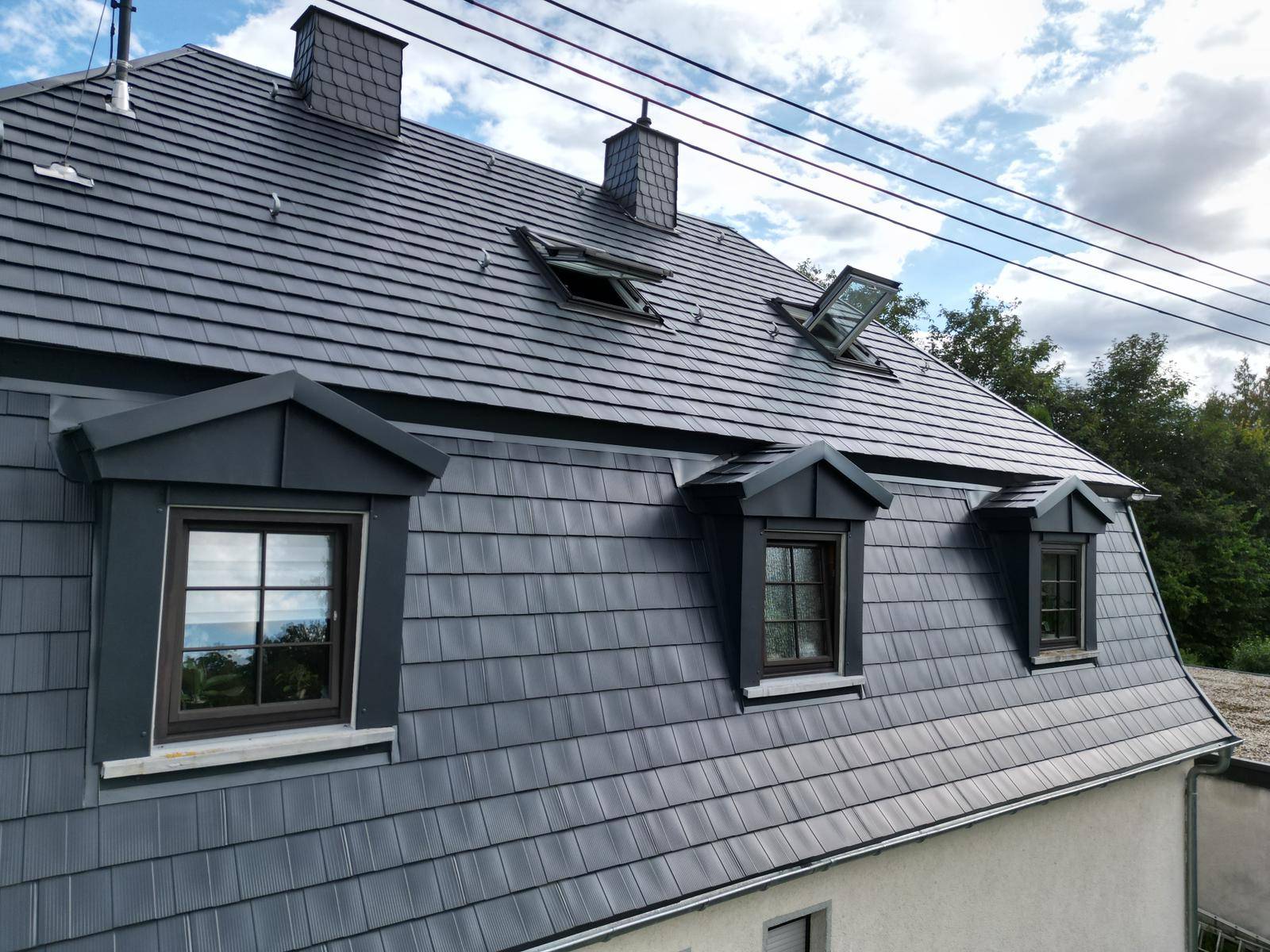 Dachdecker-Meisterbetrieb Pistor-Dach bei Arbeiten in Ailertchen